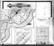 Miami Township, Wakenda, Miami Station - above, Carroll County 1896 Microfilm